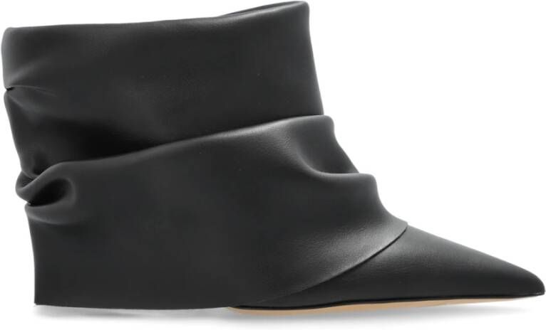 Casadei Gehakte enkellaarzen Black Dames