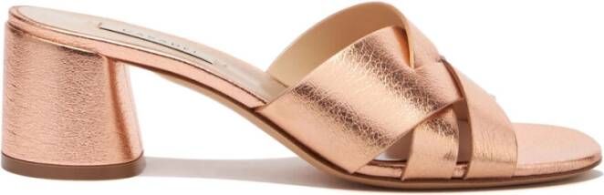 Casadei Goudroze Sandaal voor Dagelijkse Chique Look Pink Dames