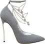 Casadei Grijze Blade Hakken Limited Edition Gray Dames - Thumbnail 1