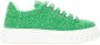 Casadei Groene Leren Sneaker Vetersluiting Comfortabel Green Dames - Thumbnail 7