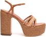 Casadei High Heel Sandals Brown Dames - Thumbnail 1