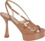 Casadei High Heel Sandals Brown Dames - Thumbnail 1