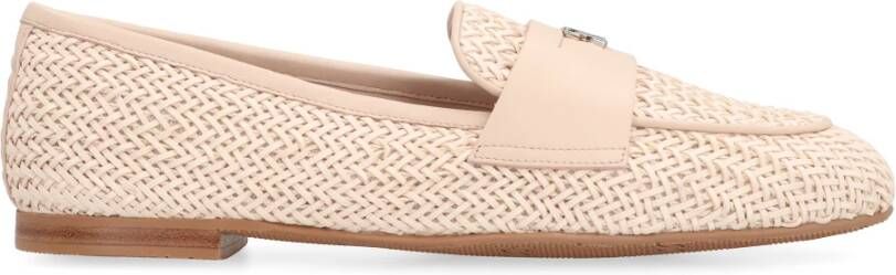 Casadei Klassieke Loafers met Ronde Neus Pink Dames