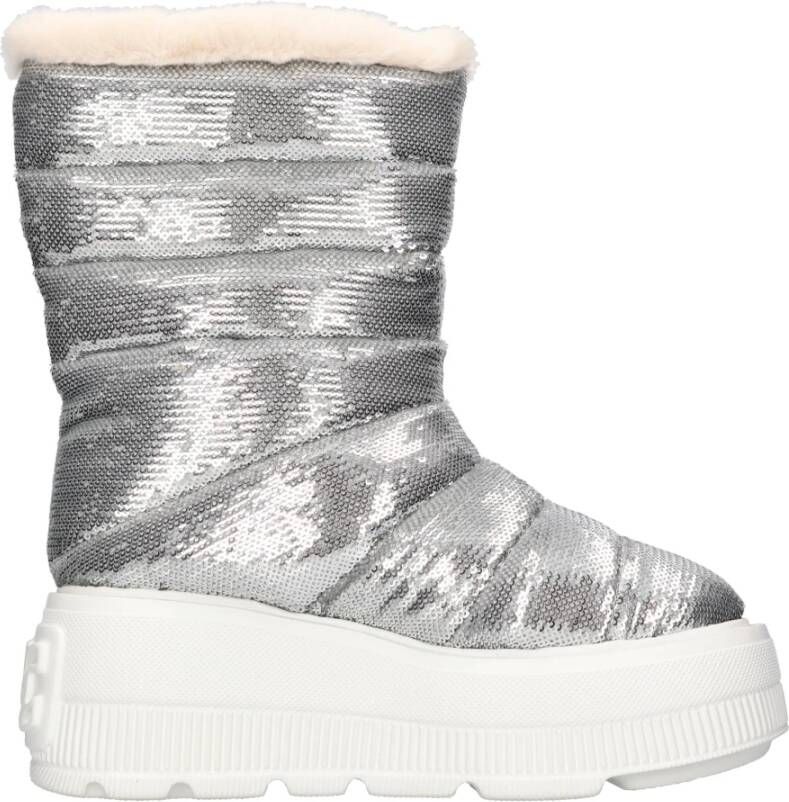 Casadei Laarzen Zilver Gray Dames