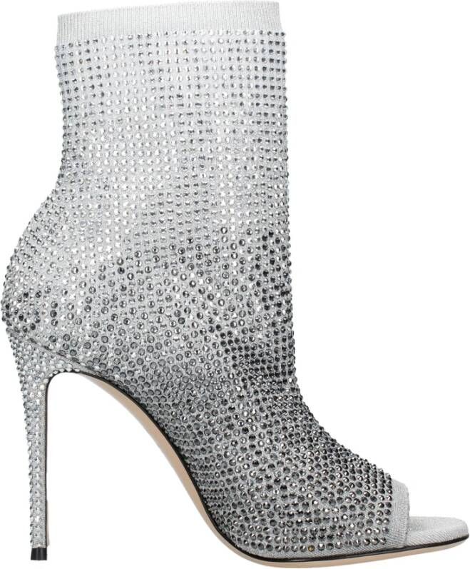 Casadei Laarzen Zilver Gray Dames