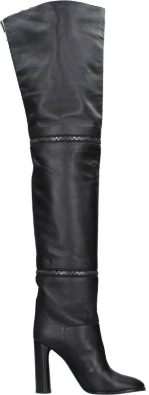 Casadei Laarzen Zwart Black Dames