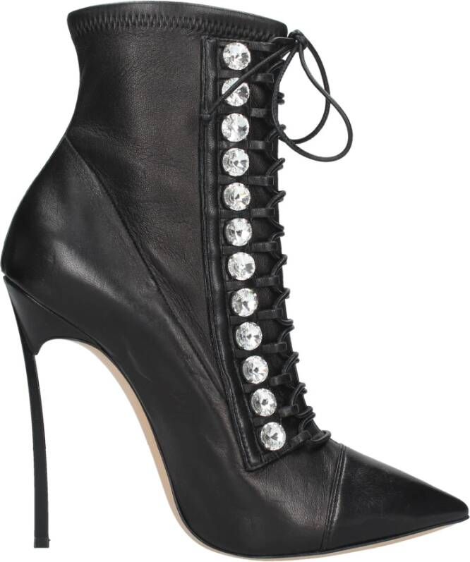 Casadei Laarzen Zwart Black Dames