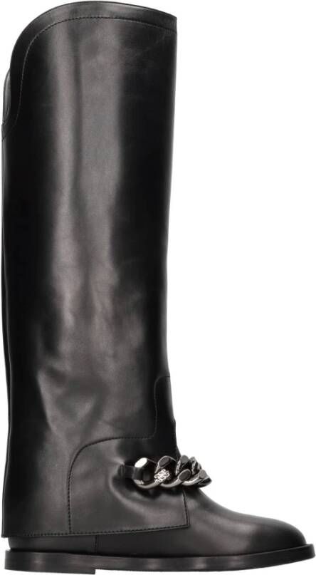 Casadei Laarzen Zwart Black Dames