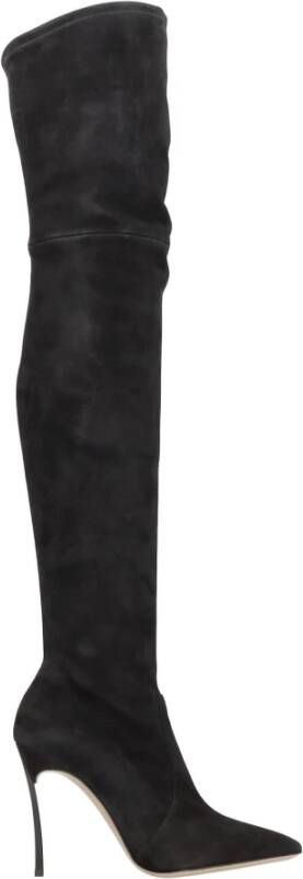 Casadei Laarzen Zwart Black Dames