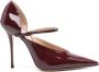 Casadei Bordeaux Stiletto Hoge Hakken Brown Dames - Thumbnail 1