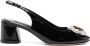 Casadei Lakleren Pumps Black Dames - Thumbnail 1