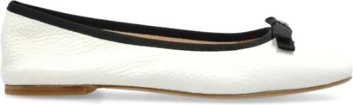 Casadei Leren balletflats Beige Dames