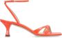 Casadei Leren sandalen met verstelbare enkelband Orange Dames - Thumbnail 1