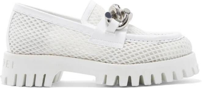 Casadei Mesh Loafers White Dames