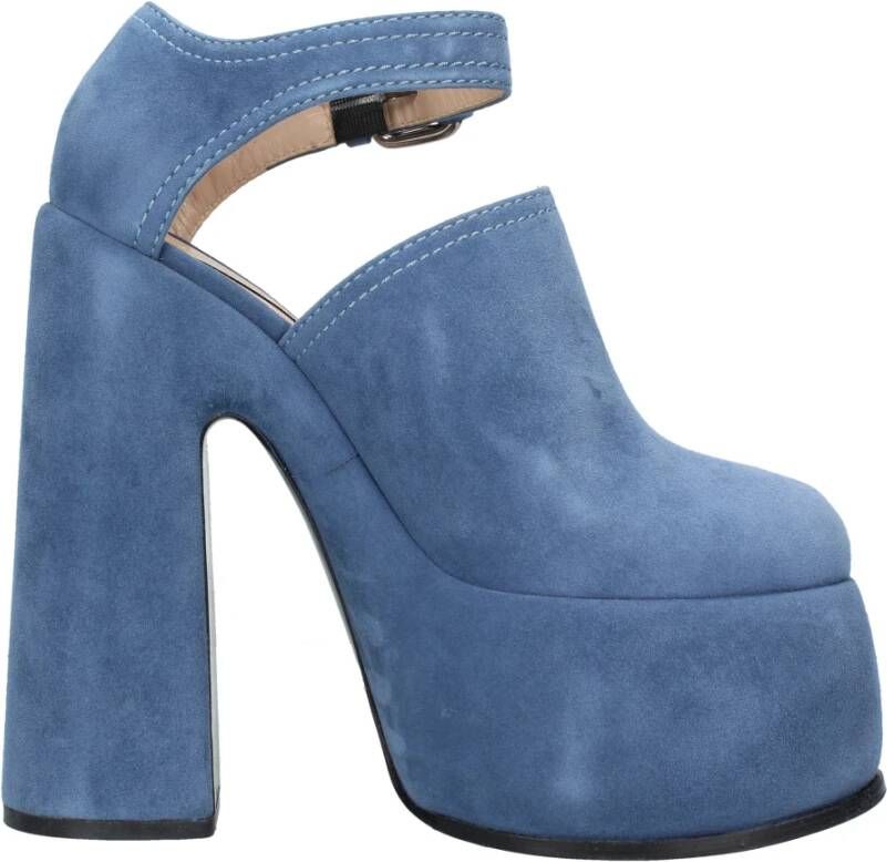 Casadei Met hak Helder Blauw Blue Dames