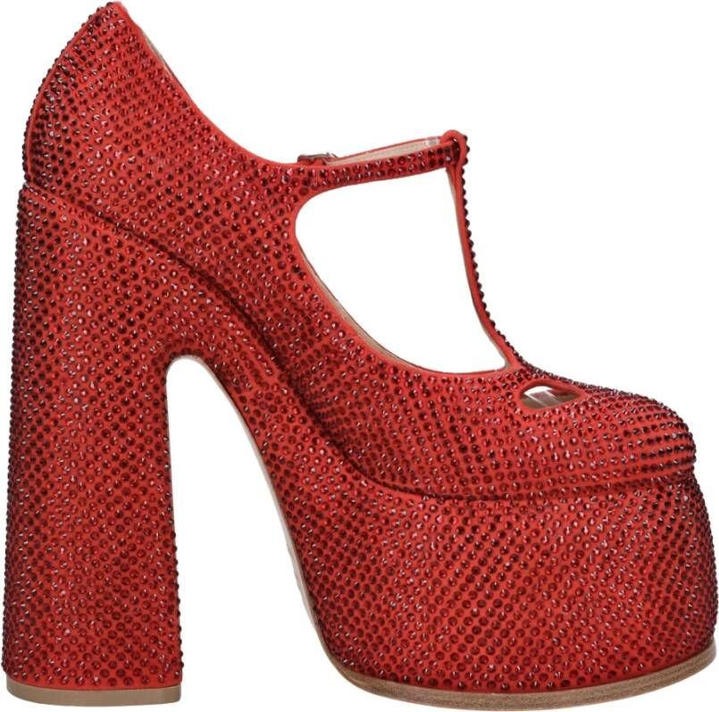 Casadei Met Hak Rood Red Dames