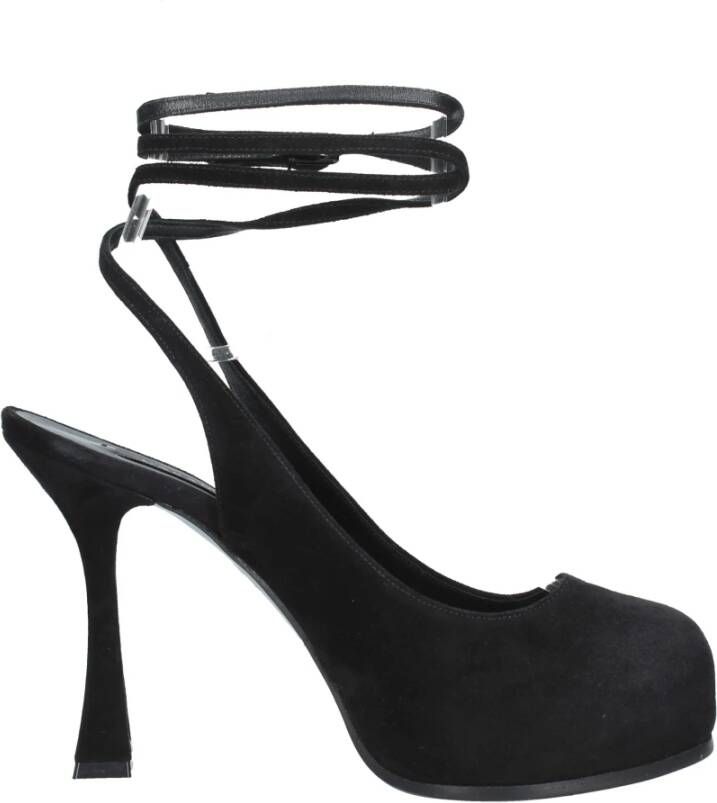 Casadei Met hak zwart Black Dames