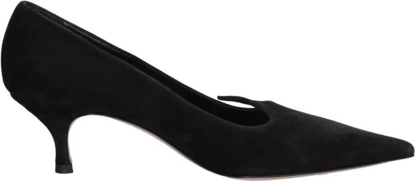 Casadei Met Hak Zwart Black Dames