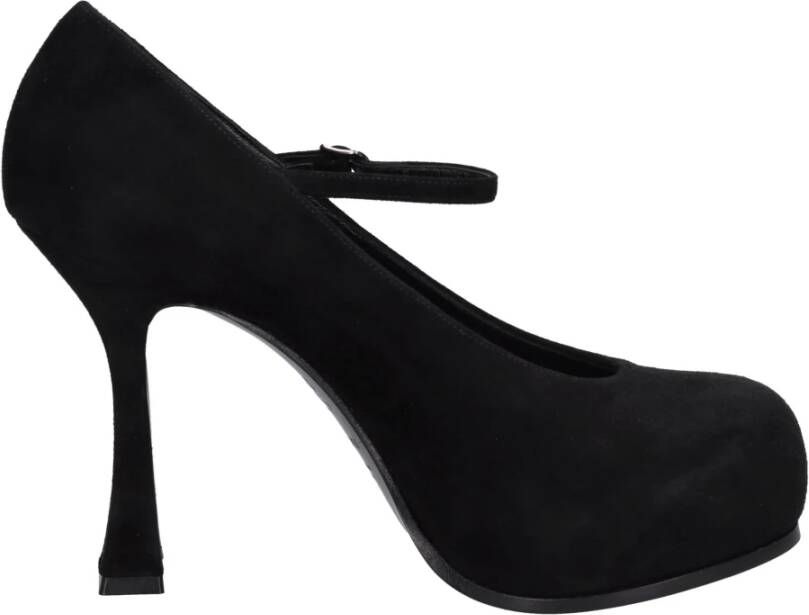 Casadei Met hak zwart Black Dames