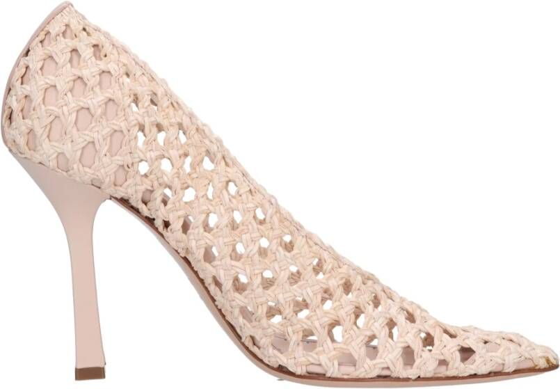 Casadei Met hielcrème Beige Dames