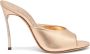 Casadei Metallic Blade Flash Mule Beige Dames - Thumbnail 1