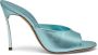 Casadei Metallic Lagoon Blade Flash Mule Blue Dames - Thumbnail 1