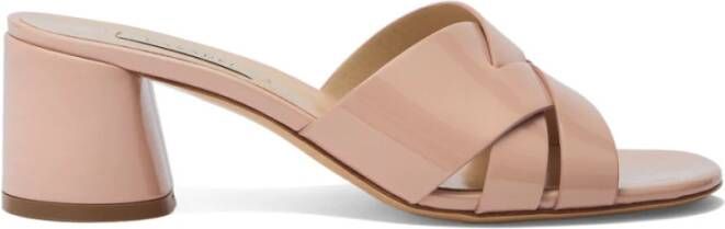 Casadei Minimalistische Cleo Hak Sandaal Pink Dames