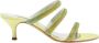 Casadei Groene Hollywood sandalen met hak en kristalversieringen Green Dames - Thumbnail 1