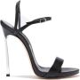 Casadei Hoge hak sandalen in Nappa Black Dames - Thumbnail 1