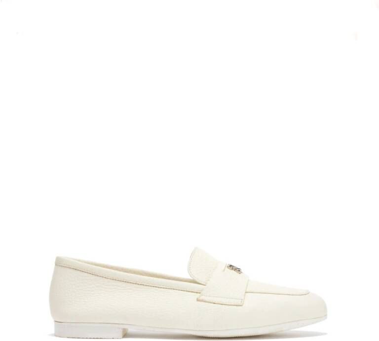 Casadei Off-White Antilope Loafer White Dames