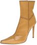 Casadei Pre-owned Leather boots Beige Dames - Thumbnail 1