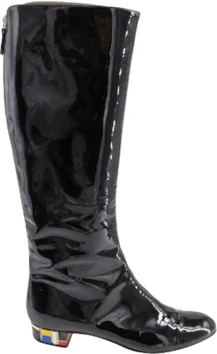 Casadei Pre-owned Leather boots Black Dames