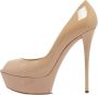 Casadei Pre-owned Leather heels Beige Dames - Thumbnail 1