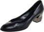 Casadei Pre-owned Leather heels Black Dames - Thumbnail 1