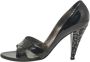 Casadei Pre-owned Leather heels Black Dames - Thumbnail 1