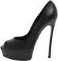 Casadei Pre-owned Leather heels Black Dames - Thumbnail 1