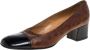 Casadei Pre-owned Leather heels Brown Dames - Thumbnail 1