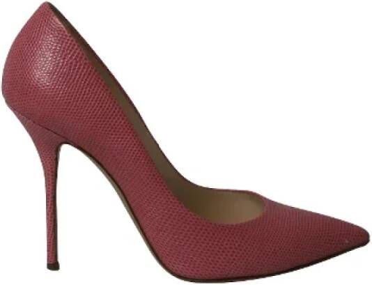 Casadei Pre-owned Leather heels Pink Dames