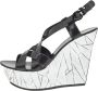 Casadei Pre-owned Leather sandals Black Dames - Thumbnail 1