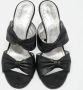 Casadei Pre-owned Leather sandals Black Dames - Thumbnail 1