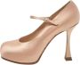 Casadei Pre-owned Satin heels Pink Dames - Thumbnail 1