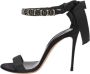 Casadei Pre-owned Satin sandals Black Dames - Thumbnail 1