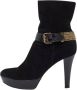 Casadei Pre-owned Suede boots Black Dames - Thumbnail 1