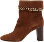 Casadei Pre-owned Suede boots Brown Dames - Thumbnail 1