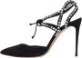 Casadei Pre-owned Suede heels Black Dames - Thumbnail 1