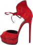 Casadei Pre-owned Suede sandals Red Dames - Thumbnail 1