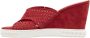 Casadei Pre-owned Suede sandals Red Dames - Thumbnail 1