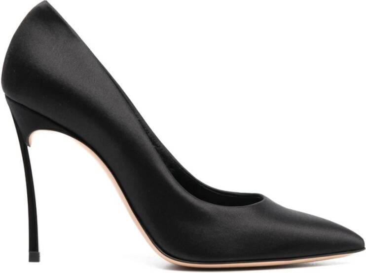 Casadei Blade Twenties Leren Pumps Black Dames