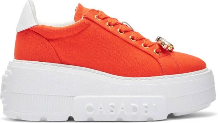 Casadei Queen Bee Sneakers Orange Dames