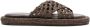 Casadei Raffia Sandal 2615 Rum Stijl Brown Dames - Thumbnail 1